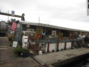 Fish market on the pier, we bought fresh salmom for dinner