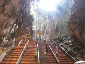 Adena fell down those stairs...