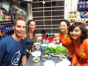 dinner with out tour guides