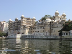 City Palace from the lake Udaipur