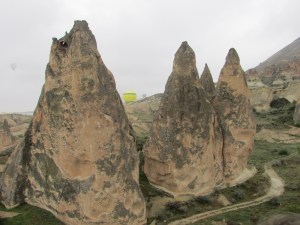 Our pilot took us through this small opening