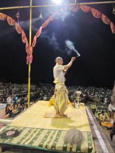 Nightly religious ceremony in Varanasi