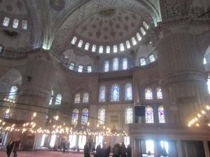 Interior of a mosque