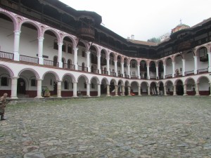Rila Monastery - only 9 monks live here and there are 300 rooms total