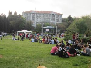 Bahçeşehir University lawn Istanbul