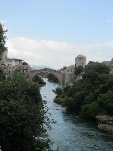 Famous bridge in Mostar