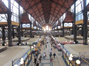 Interior of the Budapest market