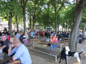 Leetna Beer Garden in Prague